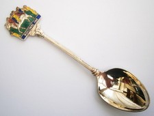 SZ915) Widecombe fair Horse vintage souvenir collectors spoon