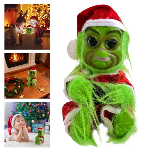Soft green grinch doll - grinch,