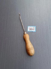 Vintage Leather Workers Needle Old Sack Sail Awl Threading Tool ? B309 S