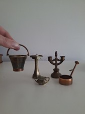 Set of 5 vintage dolls house