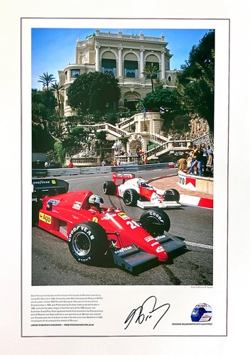 Alain prost signed mclaren - prost,