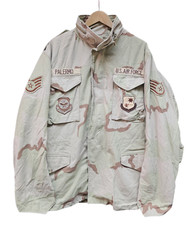 Genuine US Army Issue Desert Tri-Colour M65 Combat Jacket Size Large Long #10