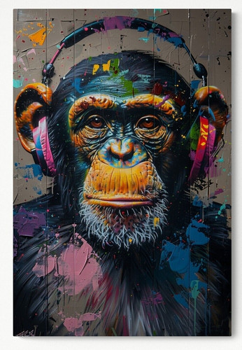 Banksy monkey gorilla - banksy,