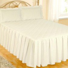 ECRU FITTED BEDSPREAD SET