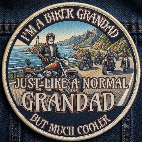 Motorbike grandad biker iron - grandad,