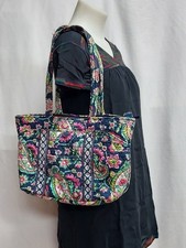 Vera Bradley Medium Tote Purse Retired Petal Paisley