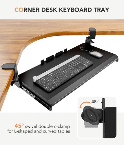Large keyboard tray under desk - large,