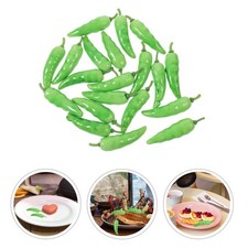  20 Pcs Simulated Pepper Model Mini Artificial Peppers Fake Ornament
