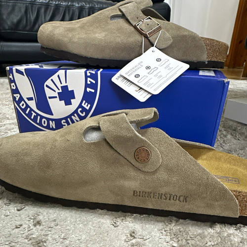 Birkenstock boston taupe - birkenstock,