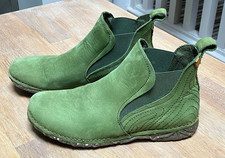 El Naturalista Green Suede Ankle Boots UK Size4/Eur 37