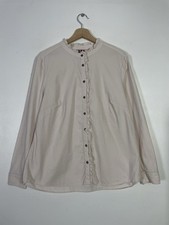 Boden Cream Ecru Cord Ruffle