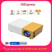 Portable Wired Projector Mobile Phone LED Mini Home Video 720p Hd gift UK