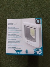 Sure Flap Microchip Cat Flap Grey/White Model 171x165mm