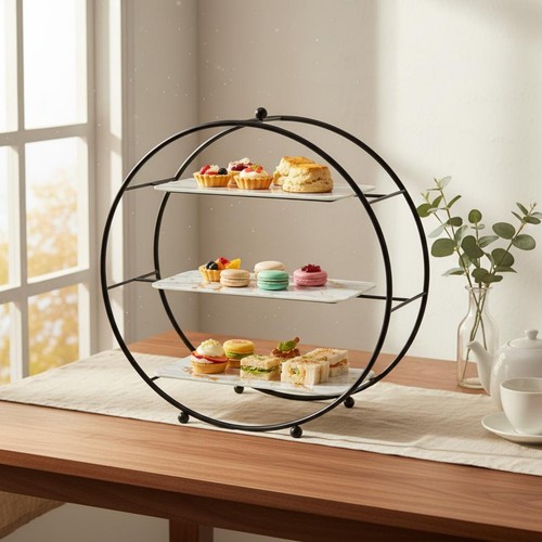 Tier cake stand sturdy iron - cake,