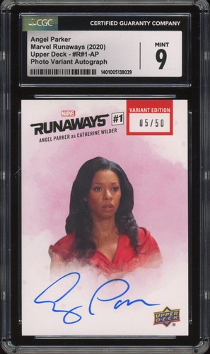 Upper deck 2020 runaways angel - runaways,