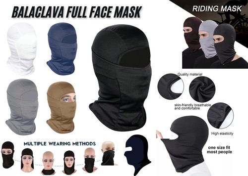Black balaclava face mask men - face,