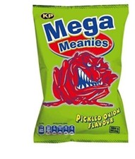 Kp Mega  Meanies Picked onion Crisps X 20 Single Pks Well Dated
