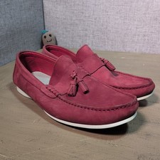 Ask The Missus Mens Red Suede