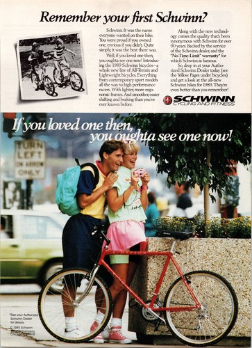 Schwinn bicycles 1989 vintage - bicycles,