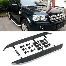 Side Steps For Land Rover Freelander 2 L359 Running Boards Black&silver 07-15 UK