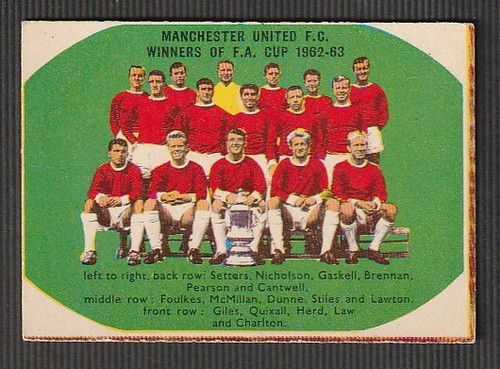 Bubble gum football 1963 - a&bc,