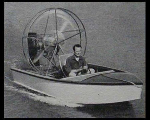 Air boat runabout flying - boat,