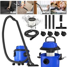 Industrial Vacuum Cleaner Hoover Wet and Dry 5000W Powerful Bagless 15 Litre UK