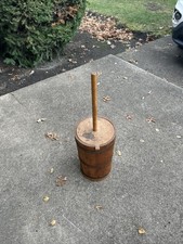Wooden Butter Churner by