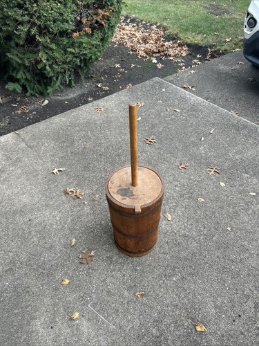 Wooden butter churner - wooden, by