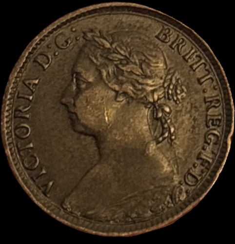 1890 queen victoria farthing - 1890,