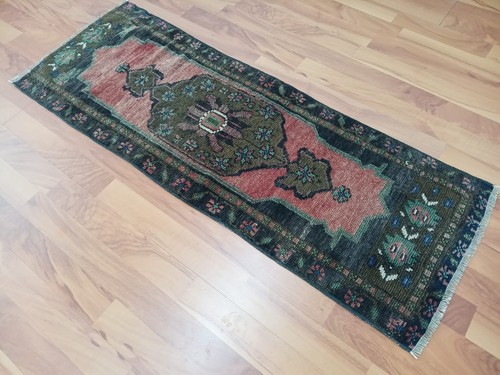 Old damaged antique rug - old,