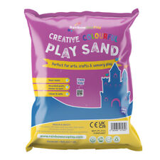 Rainbow Eco Coloured Play Sand for Kids, Sandpit Sand, Childrens Craft Sand 5kg