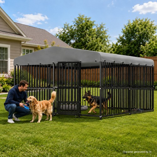 10x10ft outdoor pet dog - 10x10ft, run