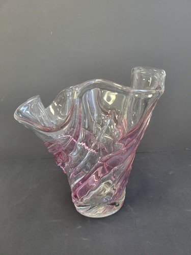 Vintage pink swirl - pink, hand