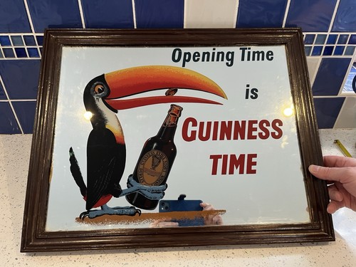 Vintage guinness pub mirror - pub,