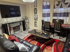 Versace Arts Coffee And Dining Table Black with Gold Handmade Resin