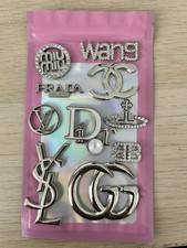 10x Silver Metal Craft Charm