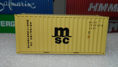 One bachmann msc 20ft shipping - one,