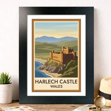 Harlech castle wales travel - harlech,