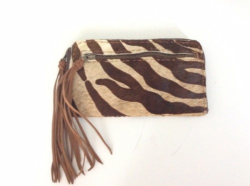 Hide and fringe leather - and,