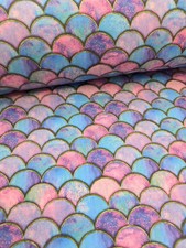Mermaid Scales Softshell Fabric