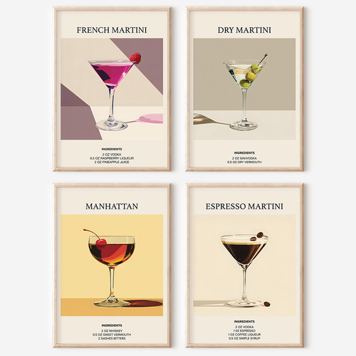 Cocktail posters kitchen - cocktail,