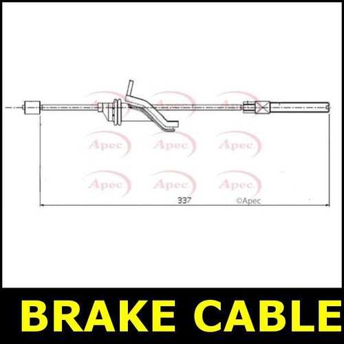 Handbrake cable parking front - cable,
