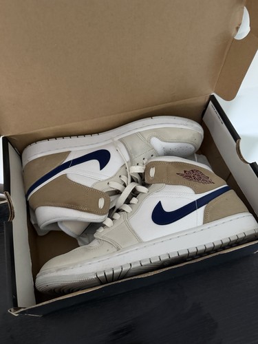 Nike air jordan mid white - jordan, 1