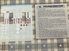 Verlinden Productions 1/35 WW2 German Vehicle Decals Number 2(164)