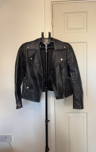 Zara black genuine real - black,