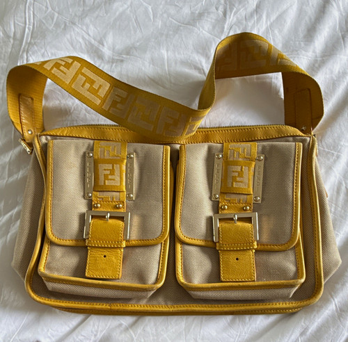 Fendi beige yellow - fendi,