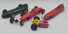 COLLECTION OF VINTAGE SCALEXTRIC CARS & PARTS - 1960S - LOTUS SLOT CARS 1/32