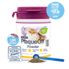 Dental PlaqueOff Powder Cat