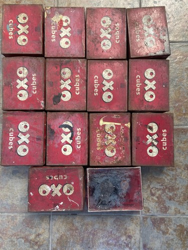 Vintage oxo cubes - vintage,
